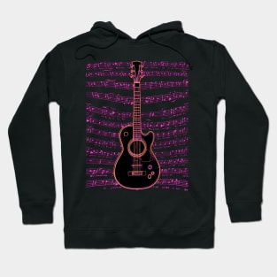 Guitar Music Notes Hoodie